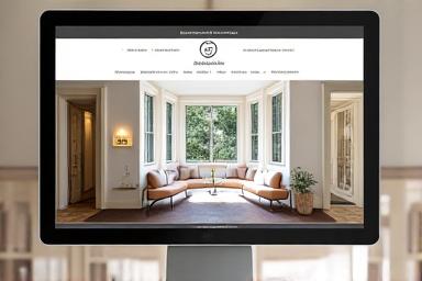 Strona agencji projektowania wnętrz