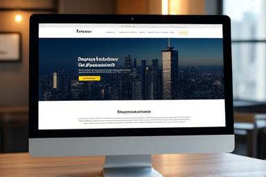 Strona kancelarii prawnej z profesjonalnym designem